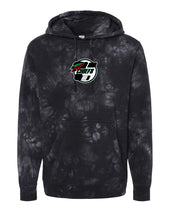Load image into Gallery viewer, Tie Dye Hooded Sweatshirt- Youth and Adult- Black or Pink
