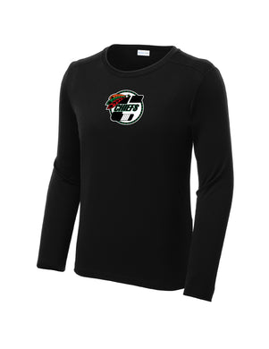 Sport Tek Long Sleeve Performance LOGO T Shirt- youth and adult sizes